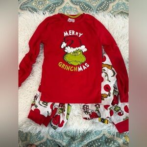 Red Kids Pajamas Set